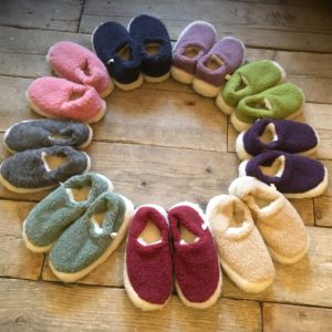 "Siberian" Slippers - from Yoko Wool - Coldbreaker - Sheep by the Sea